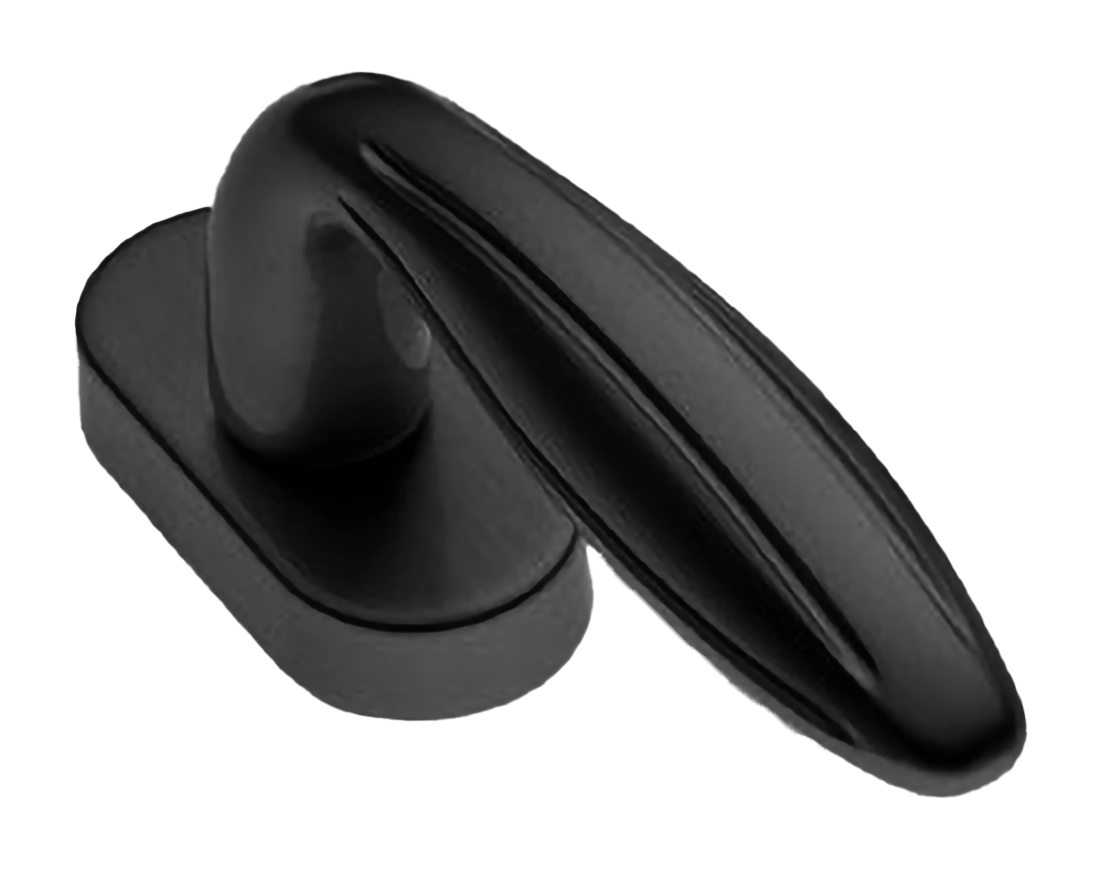 Ручка оконная BUD W1 NERO, цвет - черный фото 1 Ручка оконная BUD W1 NERO, цвет - черный фото купить Улан-Удэ