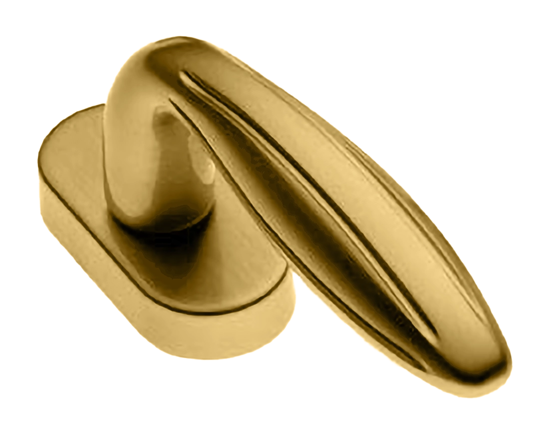 Ручка оконная BUD W1 OSA, цвет - матовое золото фото 1 Ручка оконная BUD W1 OSA, цвет - матовое золото фото купить Улан-Удэ