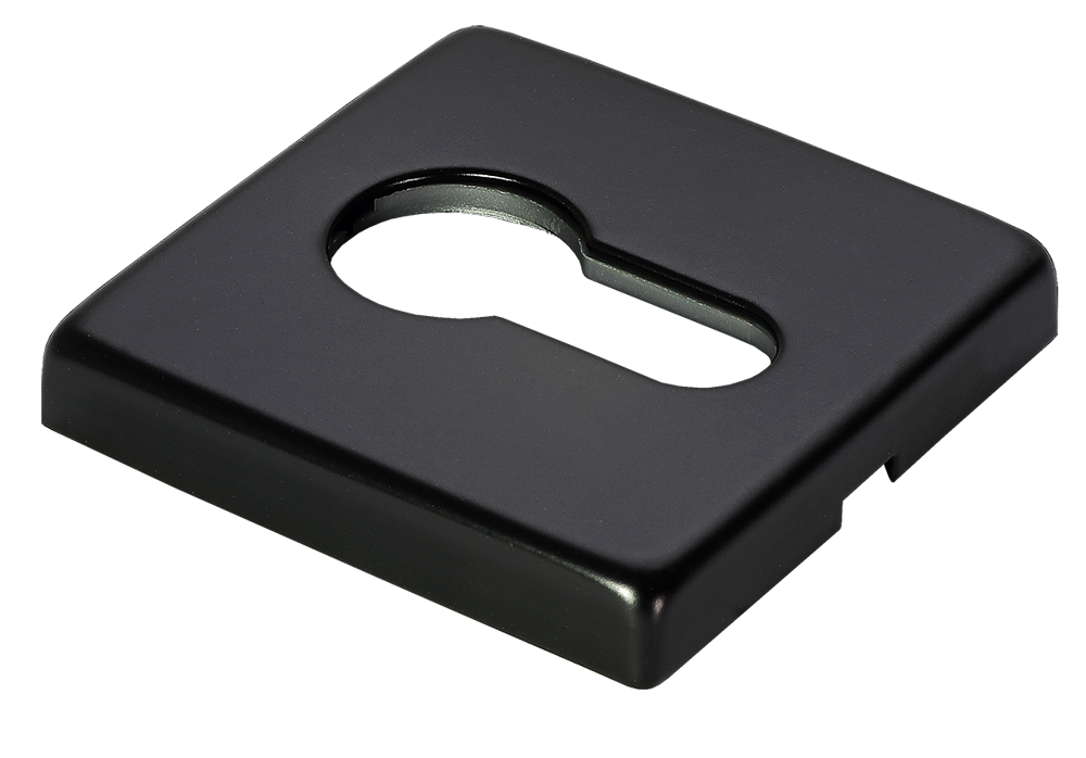 Накладка под евроцилиндр LUX-KH-S5 NERO-ST, цвет - черный soft-touch фото купить Улан-Удэ