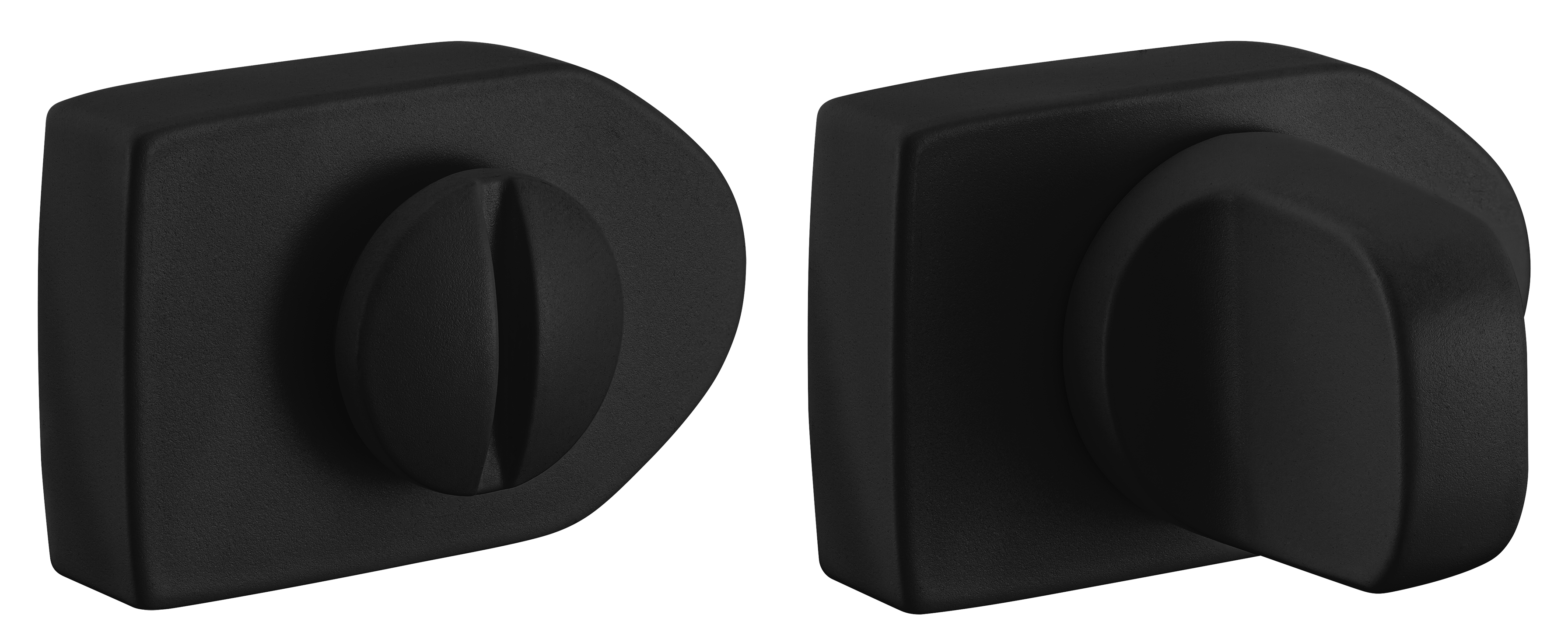 Завертка сантехническая LUX-WC-SH NERO-ST цвет - черный soft-touch фото купить Улан-Удэ