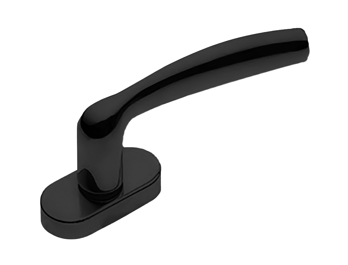 Ручка оконная VENERA W1 NERO, цвет - черный фото купить Улан-Удэ