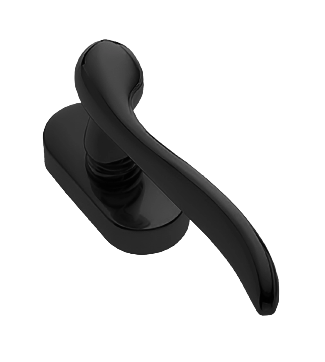 Ручка оконная TOSCANA W1 NERO, цвет - черный фото купить Улан-Удэ