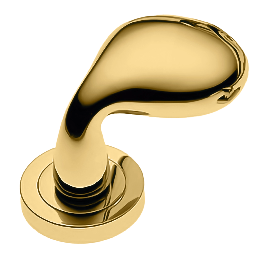 Ручка дверная SIENA-2 R2 OTL раздельная на круглой розетке, цвет - золото фото 1 Ручка дверная SIENA-2 R2 OTL раздельная на круглой розетке, цвет - золото фото купить Улан-Удэ
