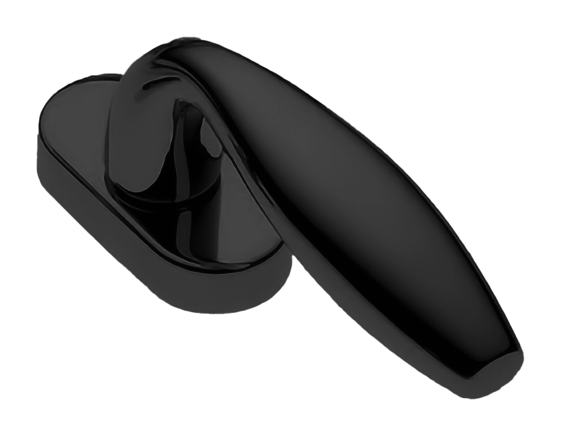 Ручка оконная SIENA W1 NERO, цвет - черный фото купить Улан-Удэ