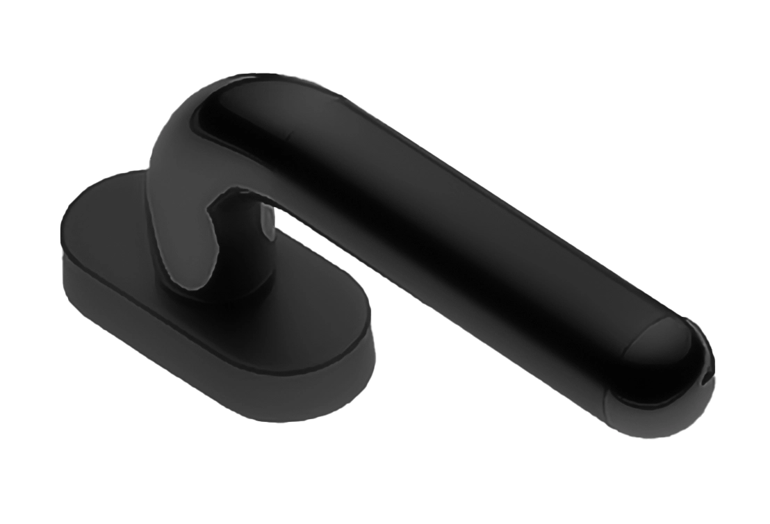 Ручка оконная GAVANA W1 NERO, цвет - черный фото купить Улан-Удэ