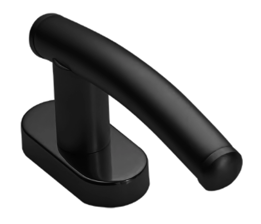 Ручка оконная LUNA W1 NERO, цвет - черный фото купить Улан-Удэ