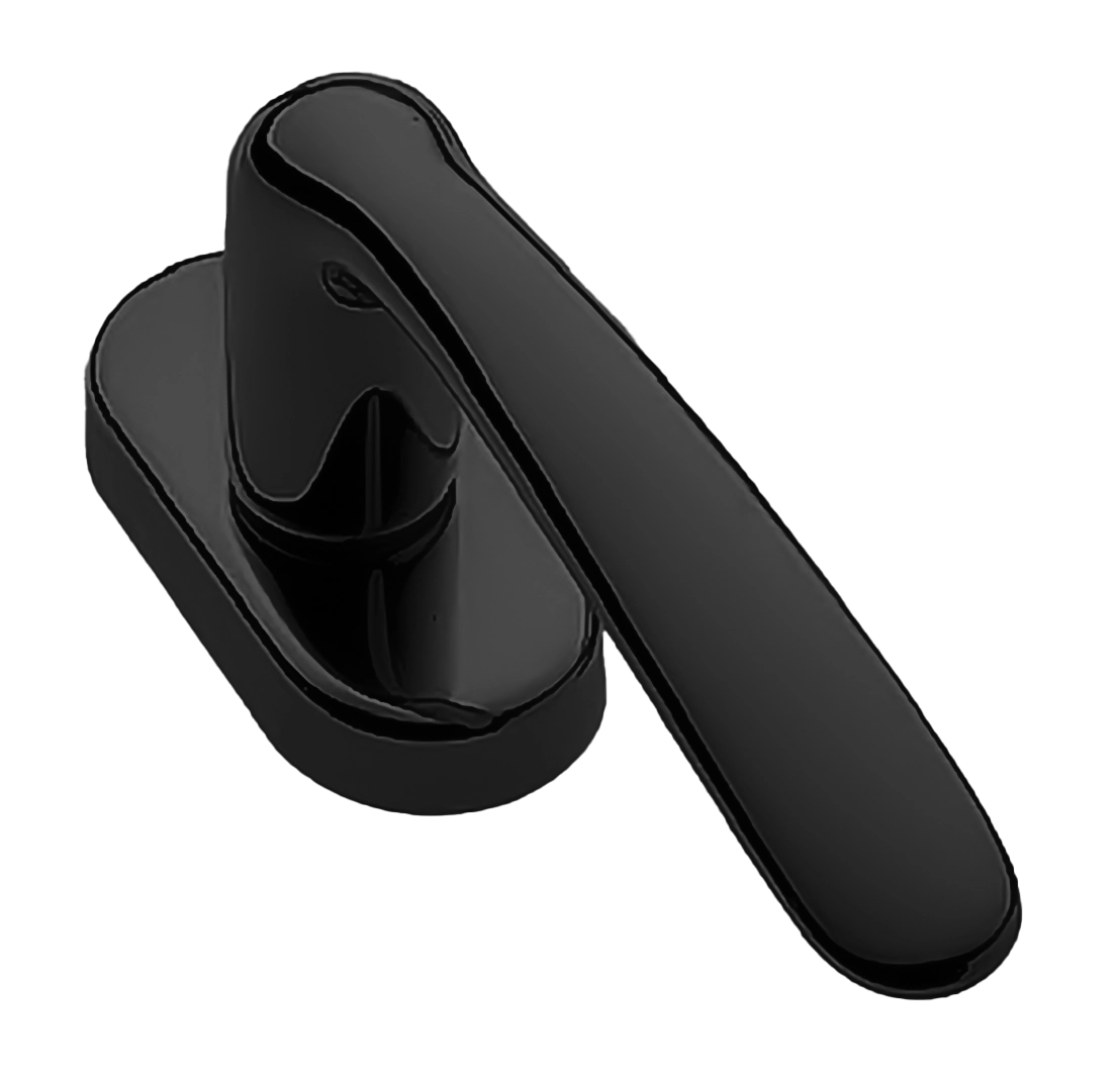 Ручка оконная LINDA W1 NERO, цвет - черный фото купить Улан-Удэ