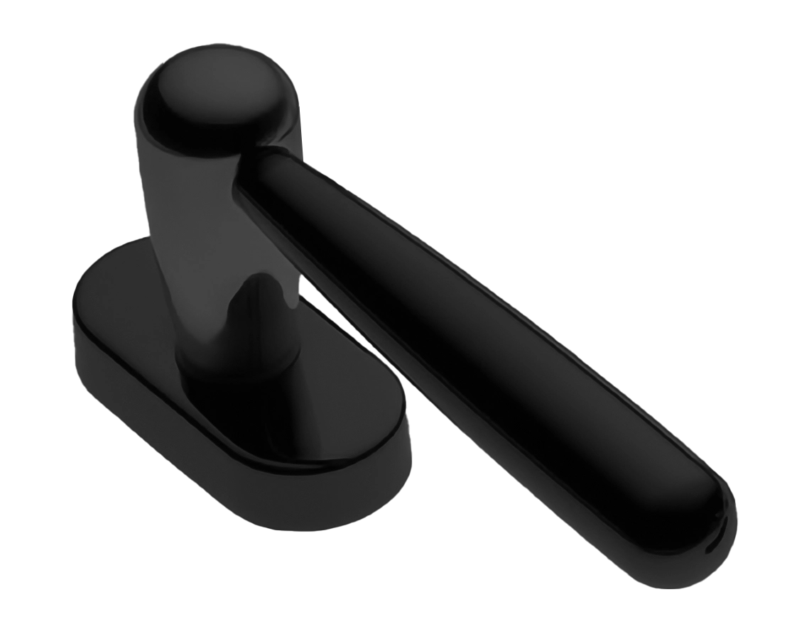 Ручка оконная PINOKKIO W1 NERO, цвет - черный фото купить Улан-Удэ