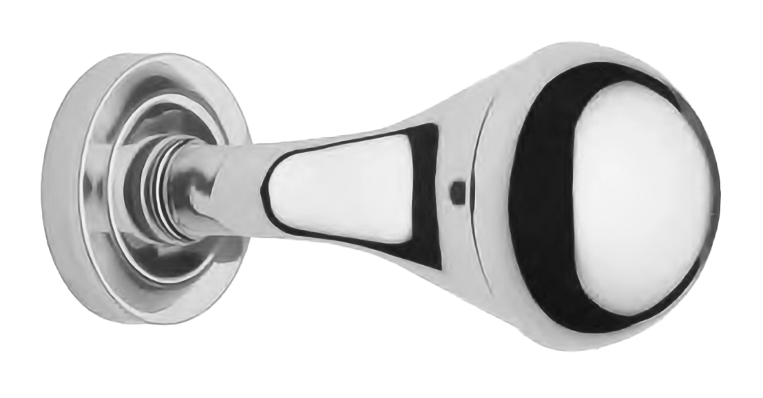 Поворотный кноб ART.402 CRO на круглой розетке с накладкой, цвет - хром фото 1 Поворотный кноб ART.402 CRO на круглой розетке с накладкой, цвет - хром фото купить Улан-Удэ