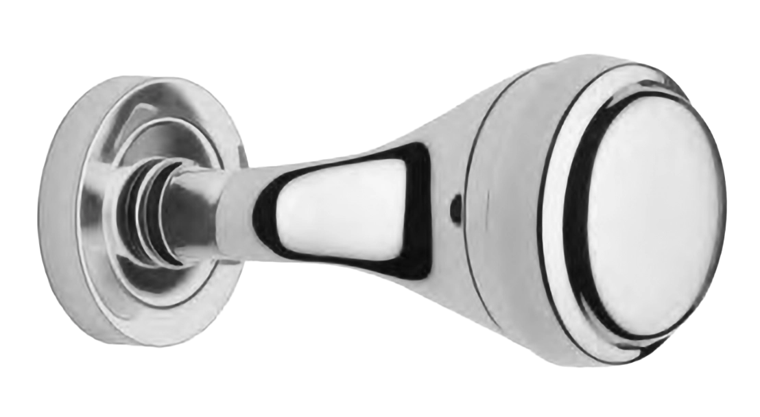 Поворотный кноб ART.405 CRO на круглой розетке с накладкой, цвет - хром фото купить Улан-Удэ