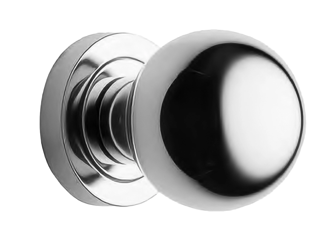 Поворотный кноб ART.430 CRO на круглой розетке с накладкой, цвет - хром фото 1 Поворотный кноб ART.430 CRO на круглой розетке с накладкой, цвет - хром фото купить Улан-Удэ