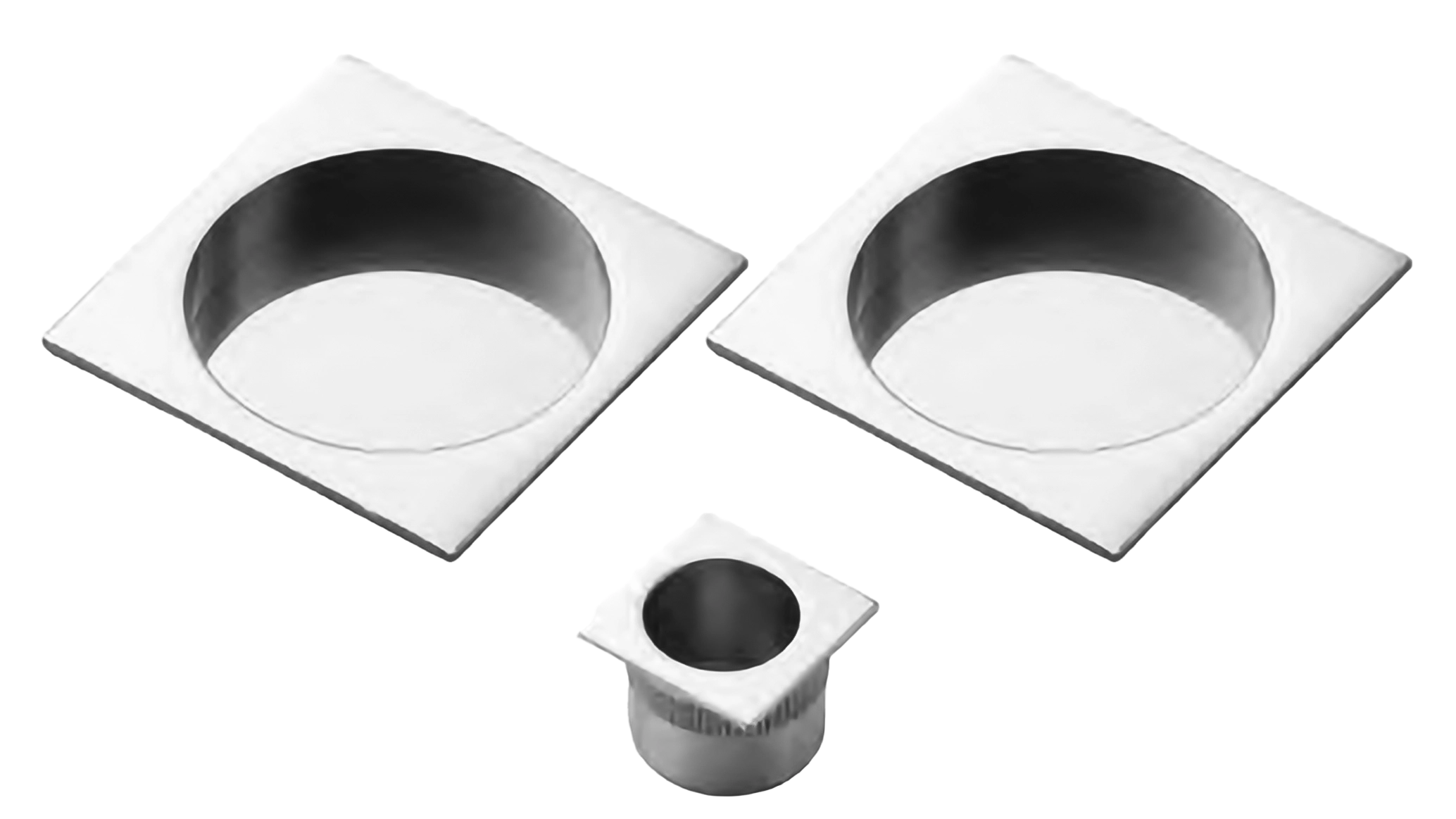 Ручка для раздвижной двери ART.54A/Q CRO с пальчиковой ручкой, цвет - хром фото купить Улан-Удэ