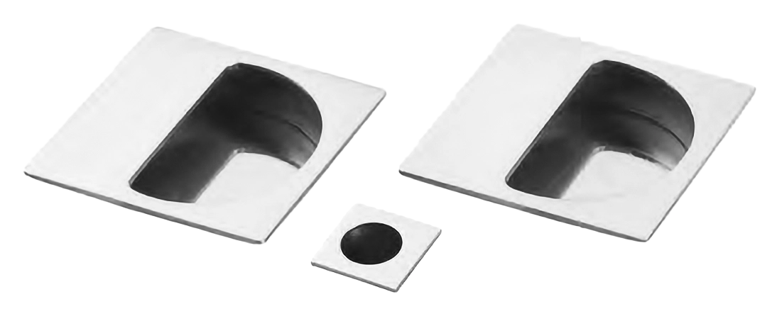 Ручки для раздвижной двери ART.72/Q CRO с пальчиковой ручкой и заверткой WC, цвет - хром фото купить Улан-Удэ