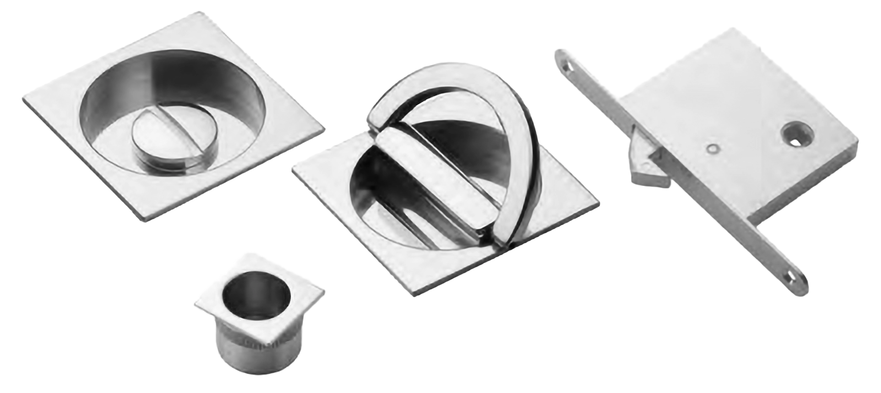 Комплект ручек для раздвижных дверей ART.75B/Q CRO с поворотным кольцом, пальчиковой ручкой и замком, цвет - хром фото 1 Комплект ручек для раздвижных дверей ART.75B/Q CRO с поворотным кольцом, пальчиковой ручкой и замком, цвет - хром фото купить Улан-Удэ