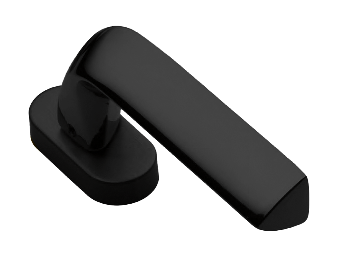 Ручка оконная MATRIX W1 NERO, цвет - черный фото 1 Ручка оконная MATRIX W1 NERO, цвет - черный фото купить Улан-Удэ