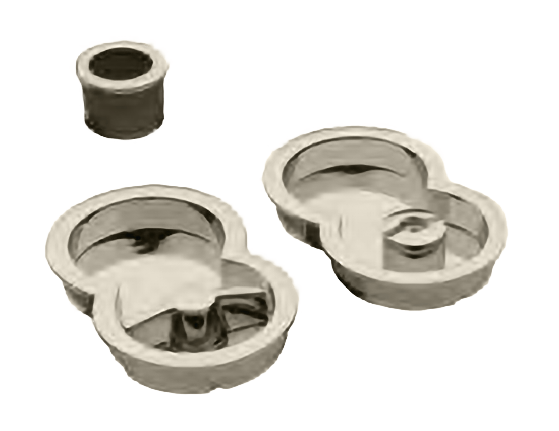 Комплект ручек INFINITY ART.85/A NIS с заверткой для раздвижной двери с торцевой ручкой, цвет - матовый никель фото купить Улан-Удэ