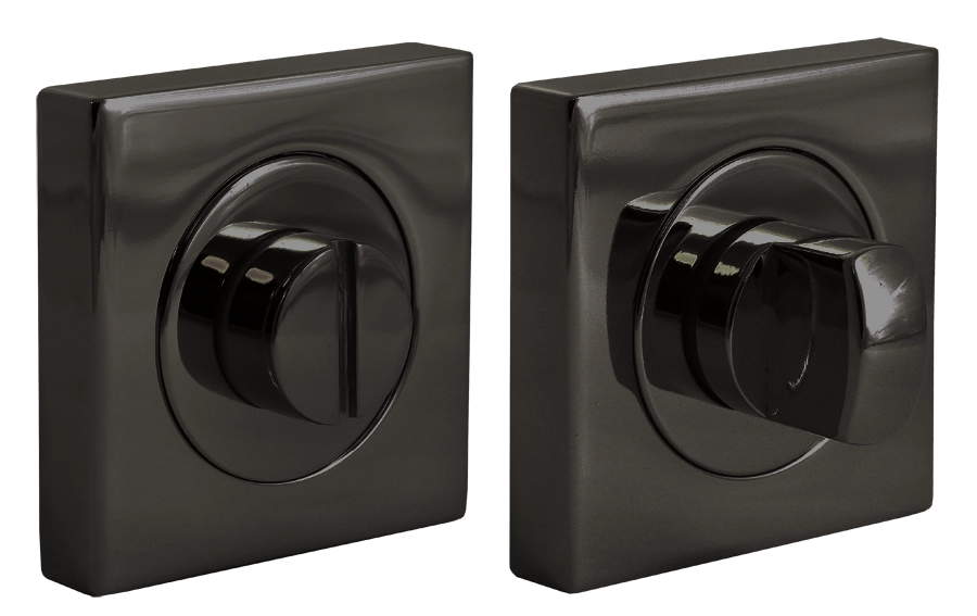 LUX-WC-S2 NIN, завертка сантехническая на квадратной розетке, цвет - черный никель фото купить Улан-Удэ