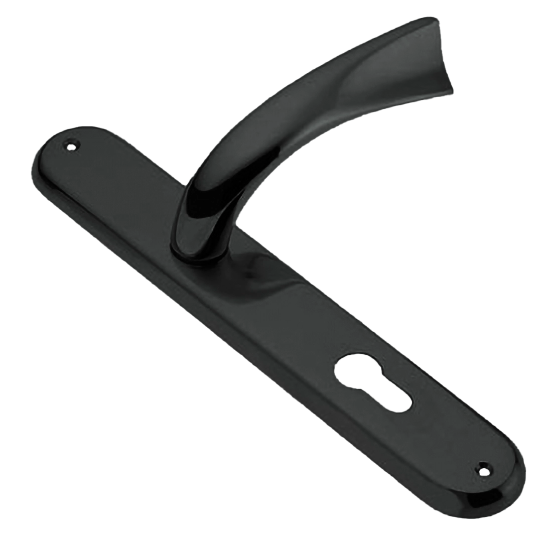 Ручка дверная на планке TENDER PL NIN, цвет черный никель, латунь фото купить в Улан-Удэ