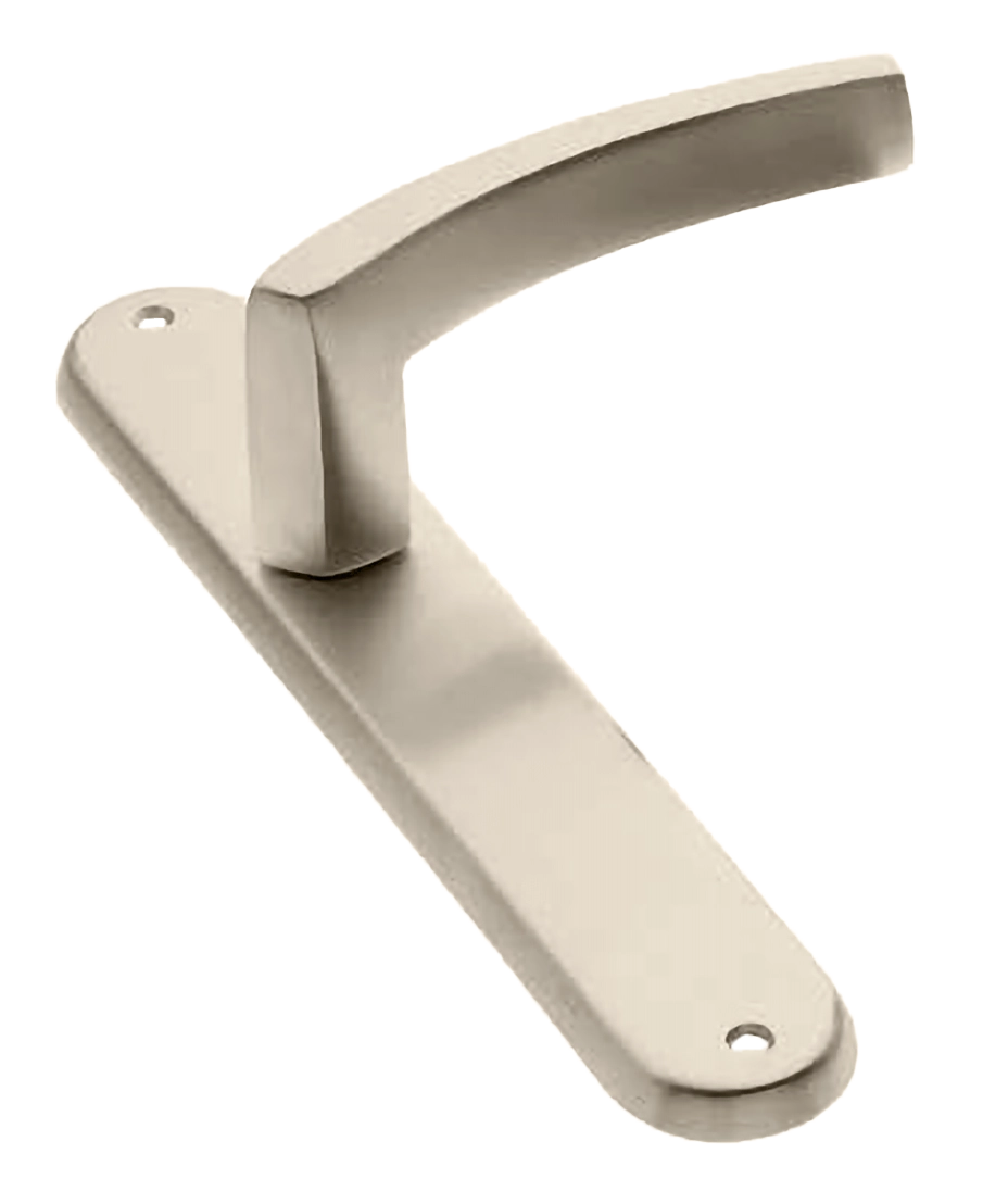 Ручка дверная на планке WIND PL NIS, цвет матовый никель, латунь фото купить в Улан-Удэ