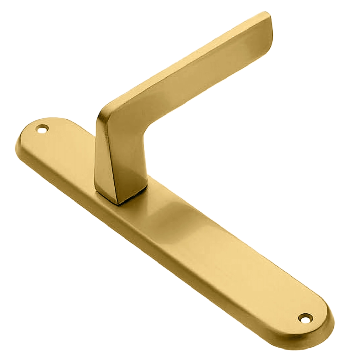 Ручка дверная на планке ROCK PL OSA, цвет матовое золото, латунь фото купить в Улан-Удэ