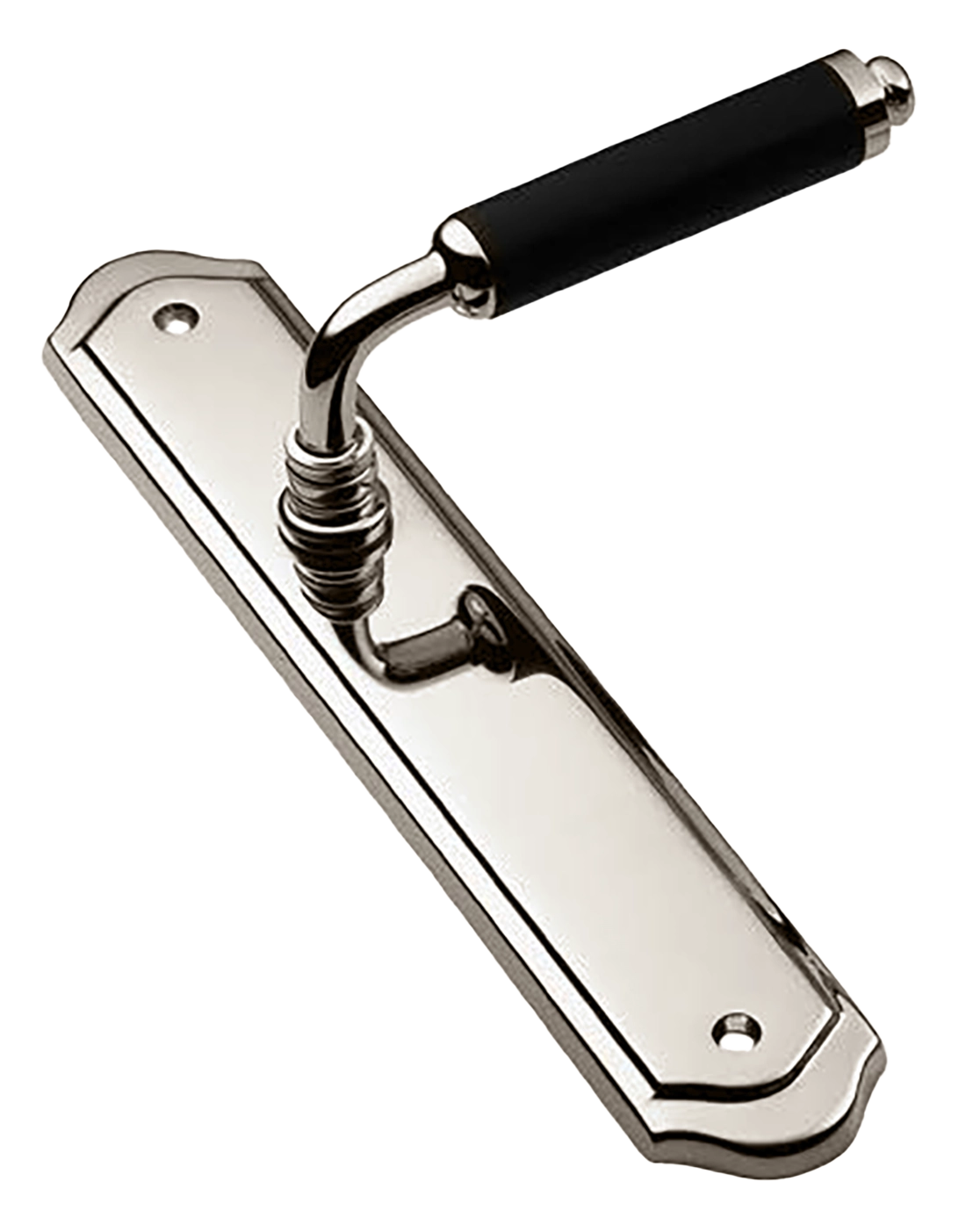 Ручка дверная на планке RIVA PL NIK, цвет никель, латунь фото купить в Улан-Удэ