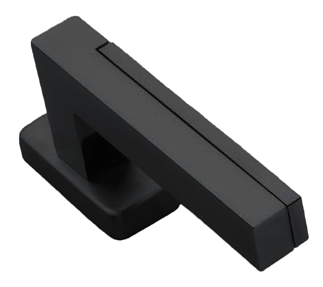 Ручка оконная ISLAND W1 NERO на прямоугольной розетке, цвет черный, латунь фото купить в Улан-Удэ