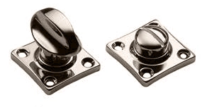 Завертка сантехническая LUX-WC-RIVA NIK на квадратной розетке цвет никель, ЦАМ фото купить в Улан-Удэ