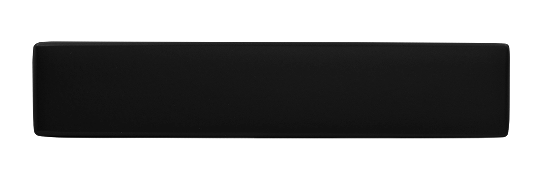 Ручка дверная SHUTTLE NERO-ST цвет черный soft-touch, ЦАМ фото купить в Улан-Удэ