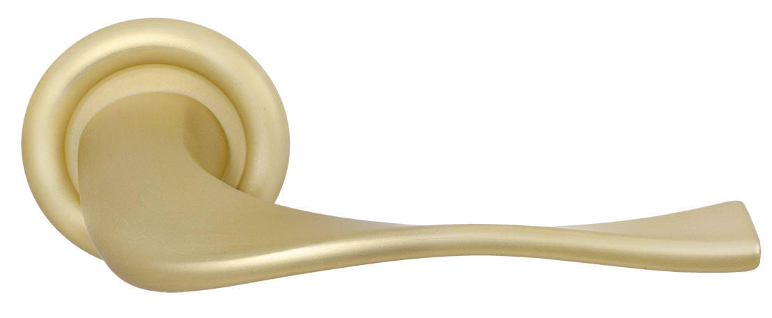 Ручка дверная SKYSCRAPER R7 AH на круглой розетке, цвет Осенний мёд/Autumn Honey фото купить Улан-Удэ