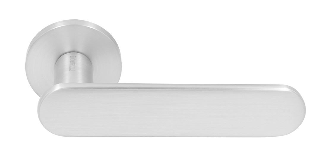 Ручка дверная MH-65-R6 SEMPIONE SC на круглой розетке, цвет матовый хром фото купить Улан-Удэ