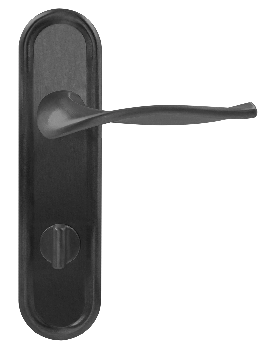 Ручка дверная SKYSCRAPER PLR WC SST на планке под сантехническую завертку, цвет Летняя гроза/Summer Storm фото купить в Улан-Удэ