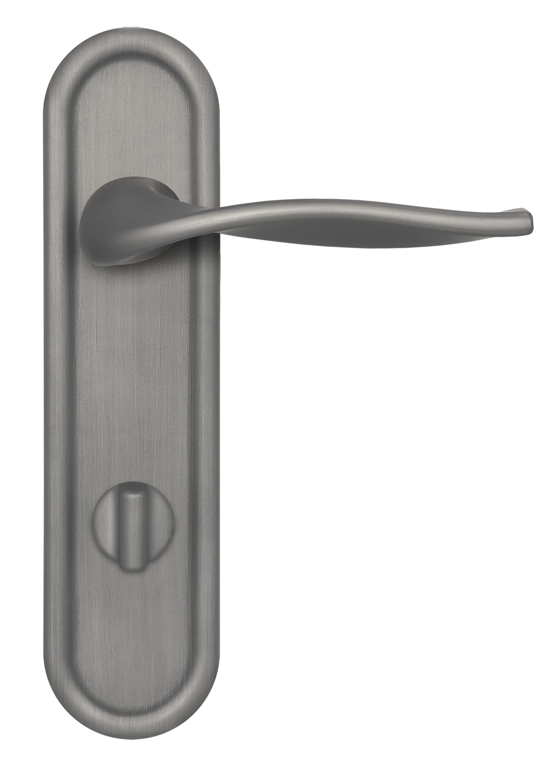 Ручка дверная SKYSCRAPER PLR WC WF на планке под сантехническую завертку, цвет Зимняя стужа/Winter Frost фото купить в Улан-Удэ