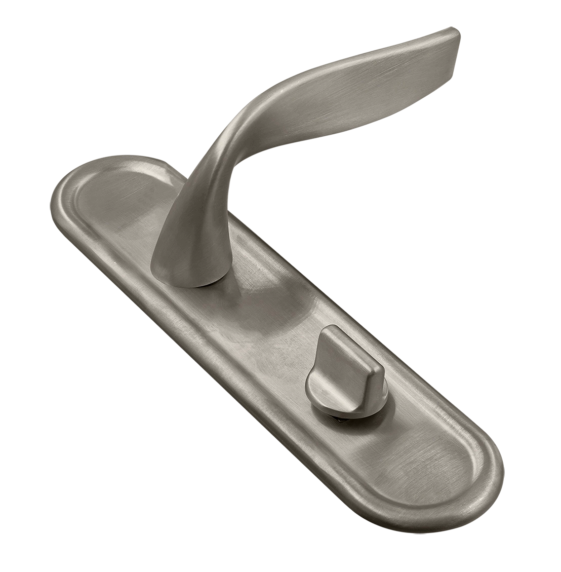 Ручка дверная SKYSCRAPER PLR WC SMI на планке под сантехническую завертку, цвет Весенняя дымка/Spring Mist фото купить Улан-Удэ