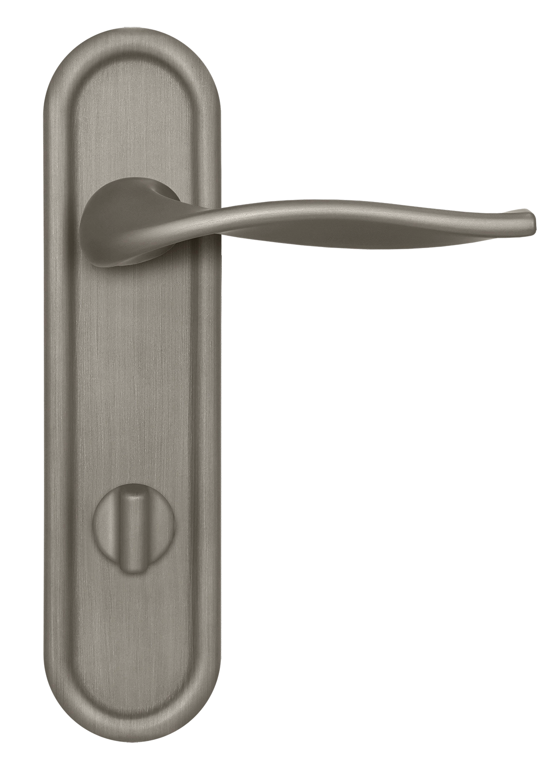 Ручка дверная SKYSCRAPER PLR WC SMI на планке под сантехническую завертку, цвет Весенняя дымка/Spring Mist фото купить в Улан-Удэ