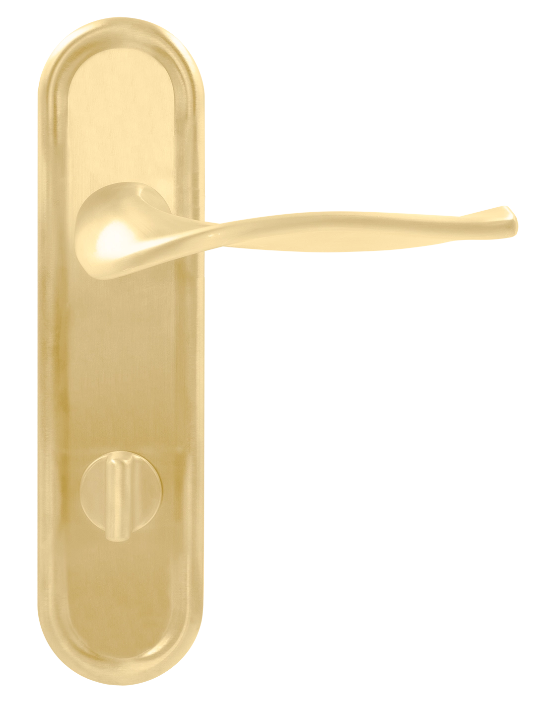 Ручка дверная SKYSCRAPER PLR WC AH на планке под сантехническую завертку, цвет Осенний мёд/Autumn Honey фото купить в Улан-Удэ