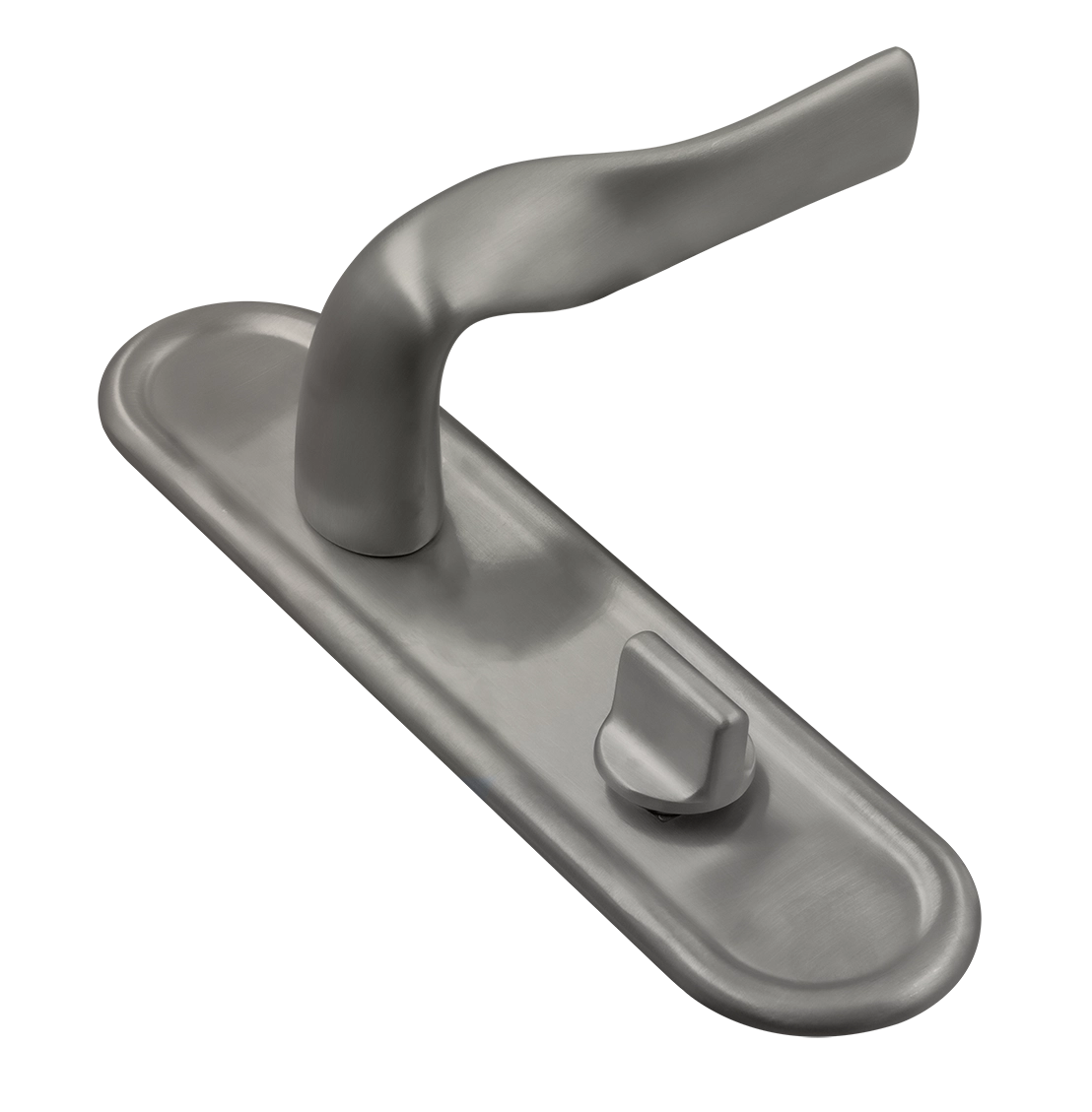 Ручка дверная LVB PLR WC WF на планке под сантехническую завертку, цвет Зимняя стужа/Winter Frost фото купить Улан-Удэ