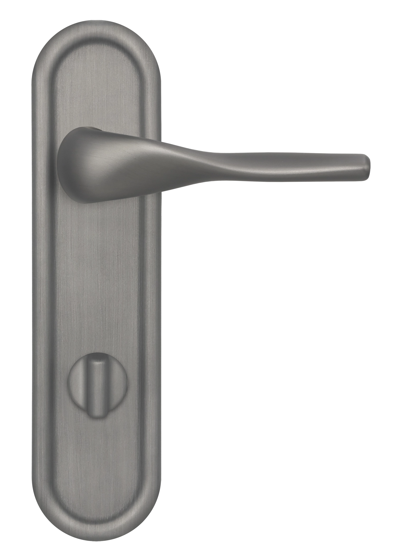 Ручка дверная LVB PLR WC WF на планке под сантехническую завертку, цвет Зимняя стужа/Winter Frost фото купить в Улан-Удэ