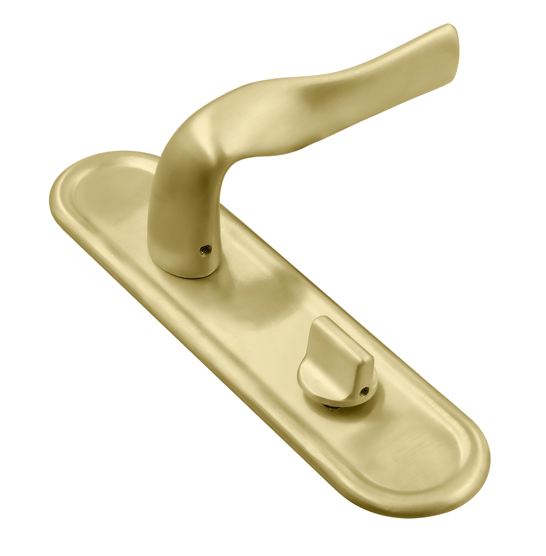 Ручка дверная LVB PLR WC AH на планке под сантехническую завертку, цвет Осенний мёд/Autumn Honey фото купить Улан-Удэ