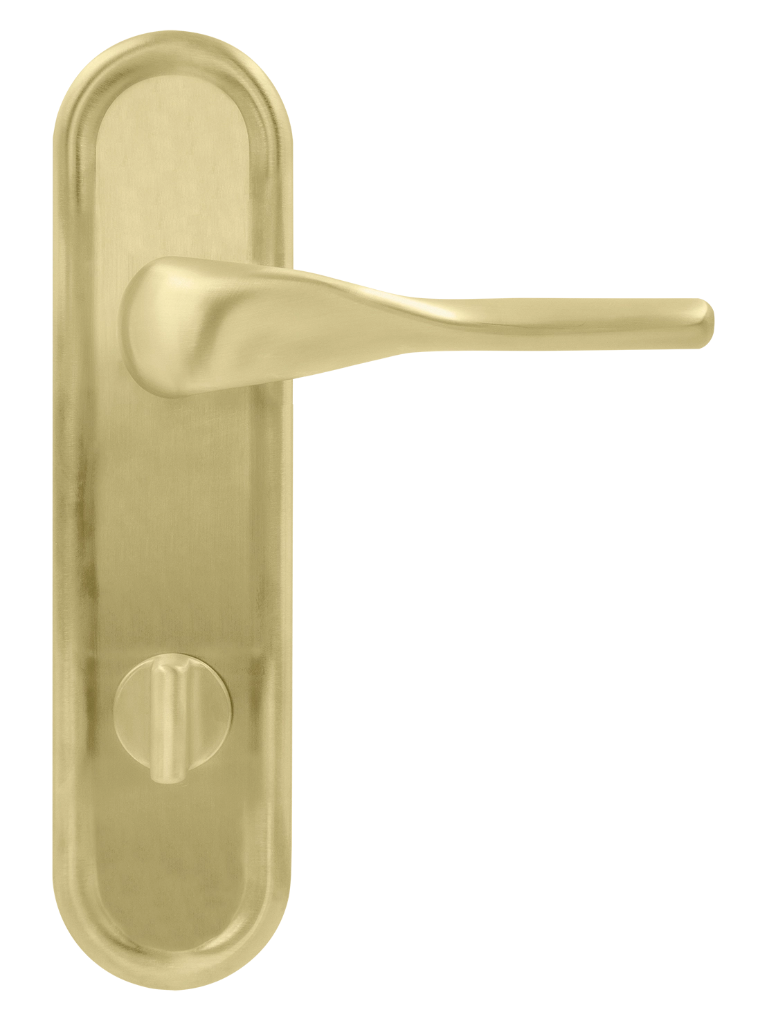 Ручка дверная LVB PLR WC AH на планке под сантехническую завертку, цвет Осенний мёд/Autumn Honey фото купить в Улан-Удэ