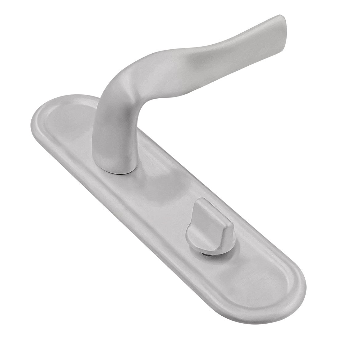 Ручка дверная LVB PLR WC SSW на планке под сантехническую завертку, цвет Стокгольмский снегопад/Stockholm Snowfall фото купить Улан-Удэ