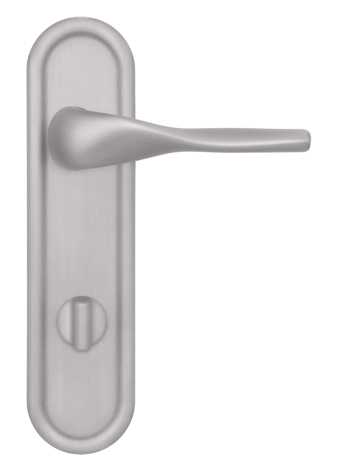 Ручка дверная LVB PLR WC SSW на планке под сантехническую завертку, цвет Стокгольмский снегопад/Stockholm Snowfall фото купить в Улан-Удэ