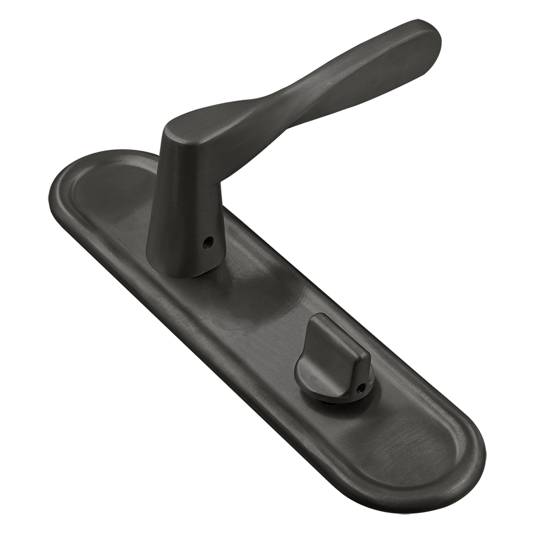 Ручка дверная THE OLYMPICS PLR WC SST на планке под сантехническую завертку, цвет Летняя гроза/Summer Storm фото купить Улан-Удэ