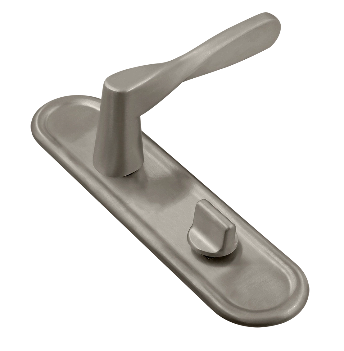 Ручка дверная THE OLYMPICS PLR WC SMI на планке под сантехническую завертку, цвет Весенняя дымка/Spring Mist фото купить Улан-Удэ