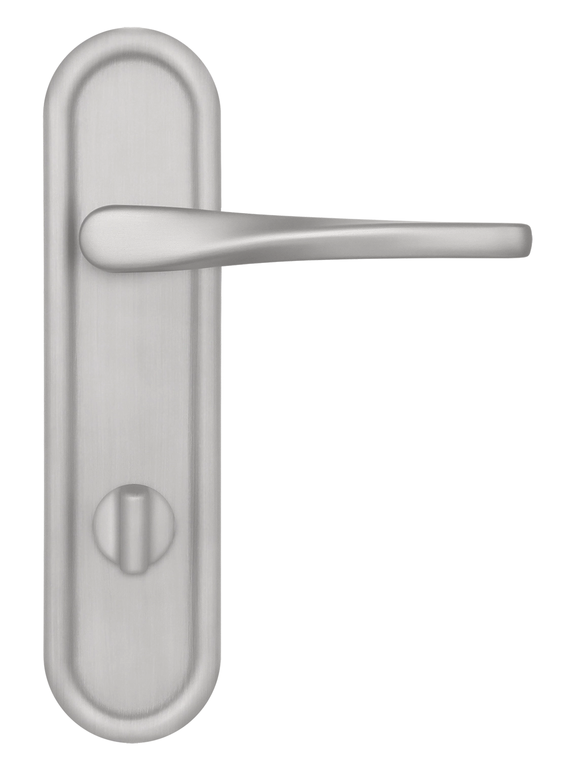 Ручка дверная THE OLYMPICS PLR WC SSW на планке под сантехническую завертку, цвет Стокгольмский снегопад/Stockholm Snowfall фото купить в Улан-Удэ