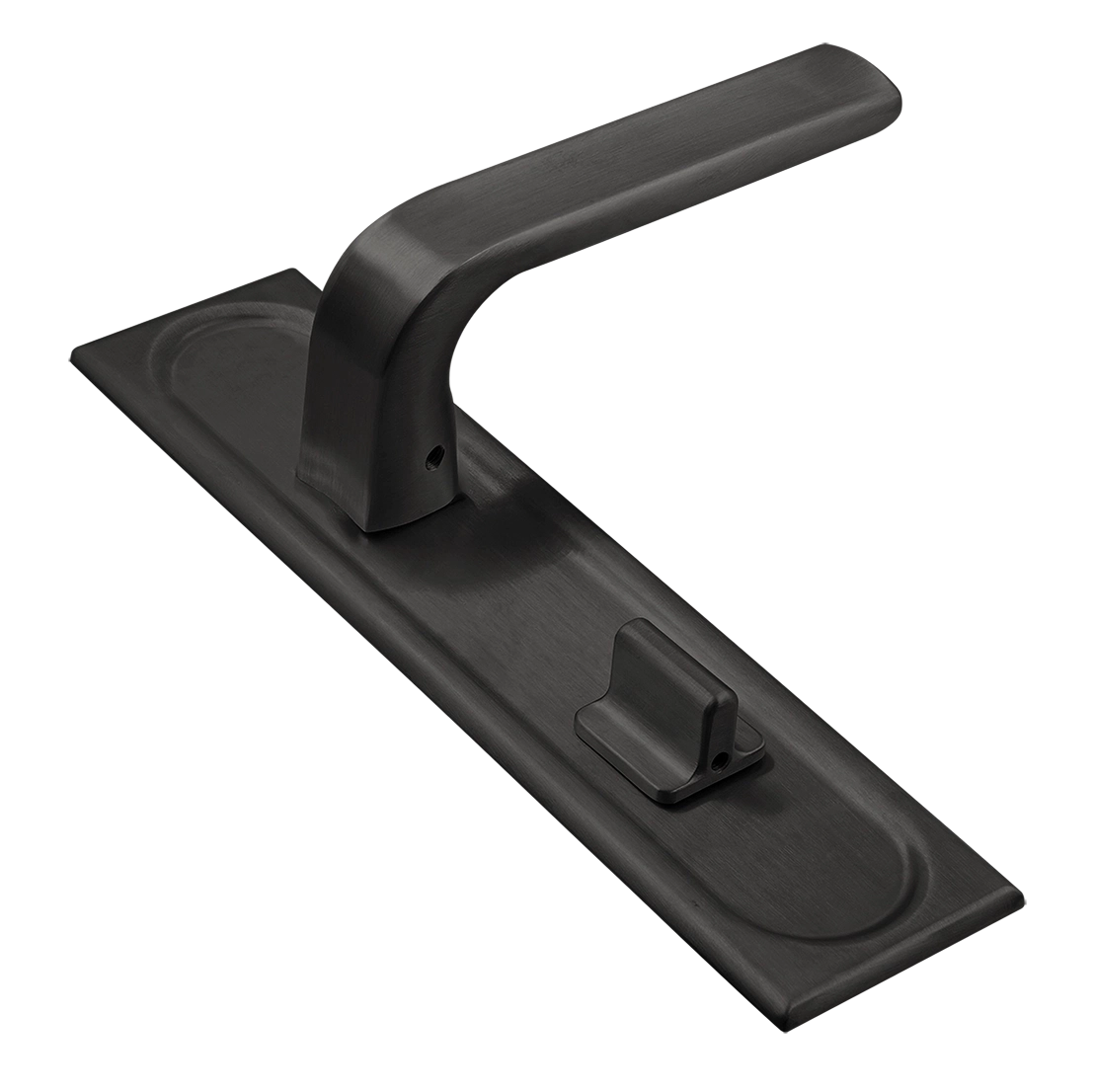 Ручка дверная THE BUS STATION PLS WC SST на планке под сантехническую завертку, цвет Летняя гроза/Summer Storm фото купить Улан-Удэ