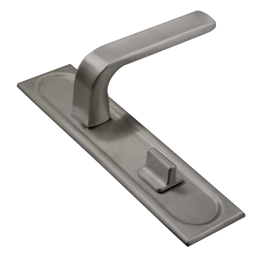 Ручка дверная THE BUS STATION PLS WC WF на планке под сантехническую завертку, цвет Зимняя стужа/Winter Frost фото купить Улан-Удэ