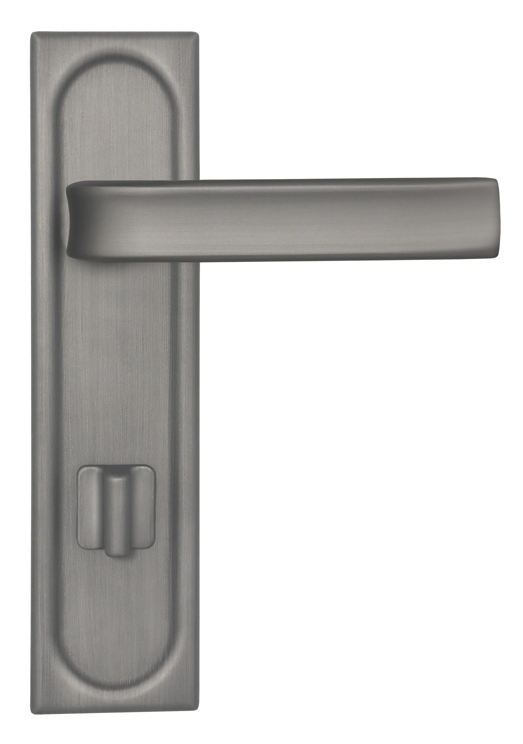 Ручка дверная THE BUS STATION PLS WC WF на планке под сантехническую завертку, цвет Зимняя стужа/Winter Frost фото купить в Улан-Удэ