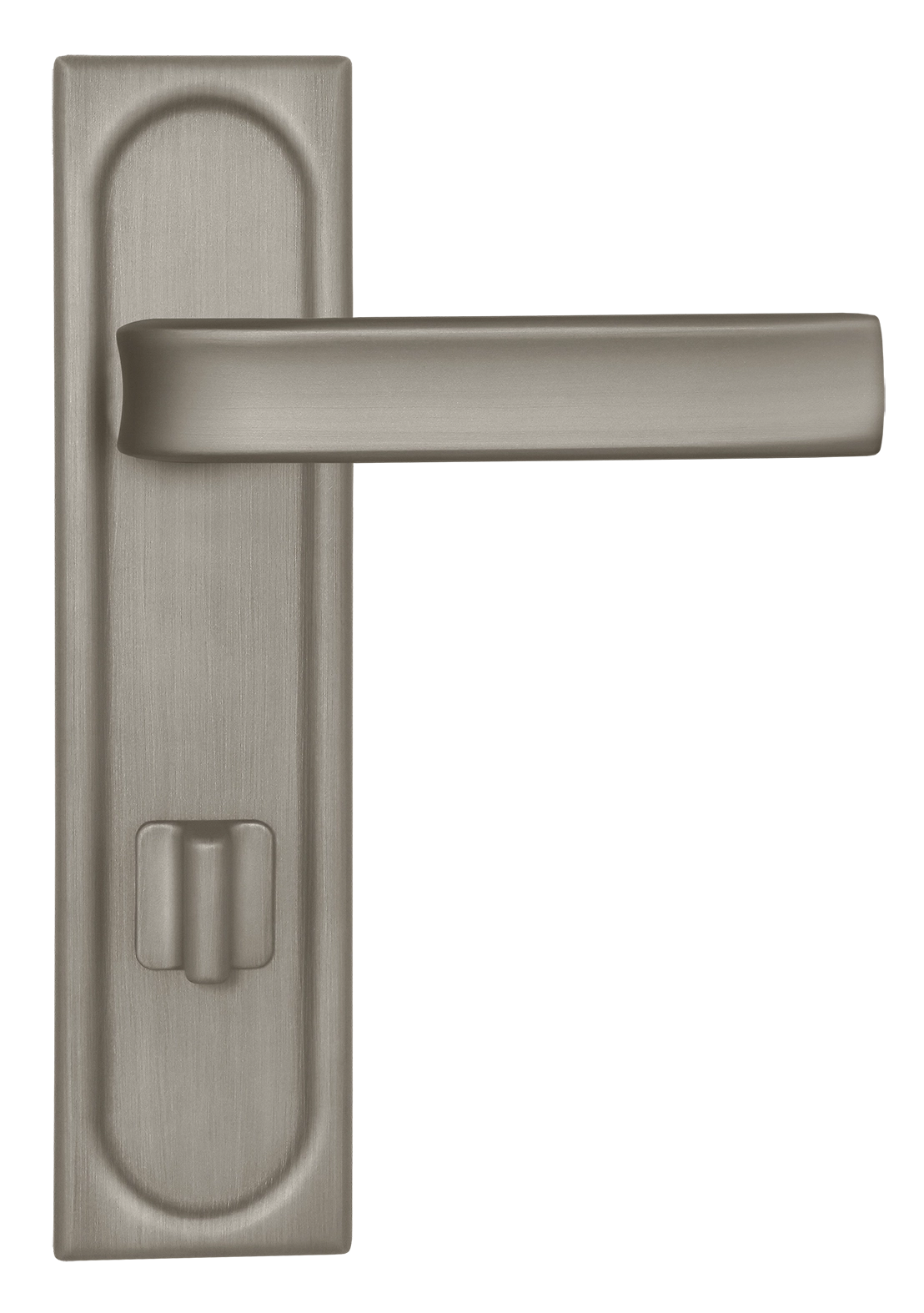 Ручка дверная THE BUS STATION PLS WC SMI на планке под сантехническую завертку, цвет Весенняя дымка/Spring Mist фото купить в Улан-Удэ