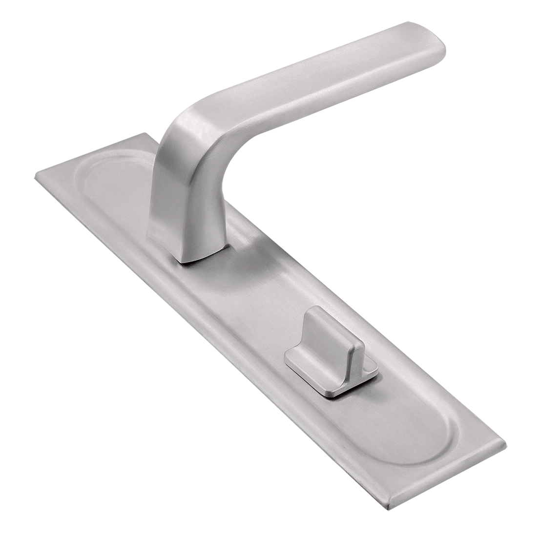 Ручка дверная THE BUS STATION PLS WC SSW на планке под сантехническую завертку, цвет Стокгольмский снегопад/Stockholm Snowfall фото купить Улан-Удэ