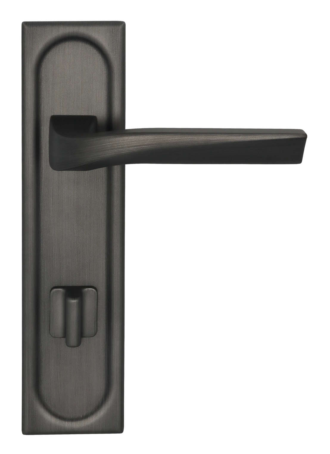 Ручка дверная WD CONCERT HALL PLS WC SST на планке под сантехническую завертку, цвет Летняя гроза/Summer Storm фото фурнитура Улан-Удэ